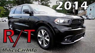 2014 DODGE DURANGO R/T HEMI 8 Speed Brilliant Black Crystal Pearlcoat 5068