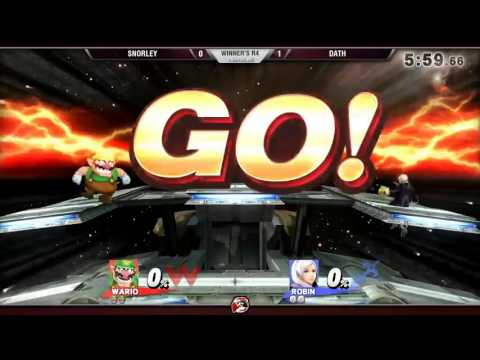 Smash 4 Versus Weekly 11/5/15 - Winners R4 - Snorely (Wario) vs Dath (Robin)