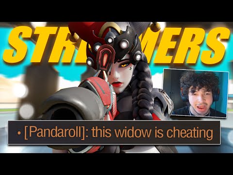 Bullying Streamers with Widowmaker in Overwatch w/ reactions