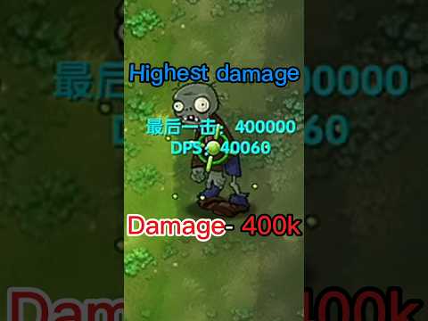 This plant deals the highest damage in Pvz Fusion