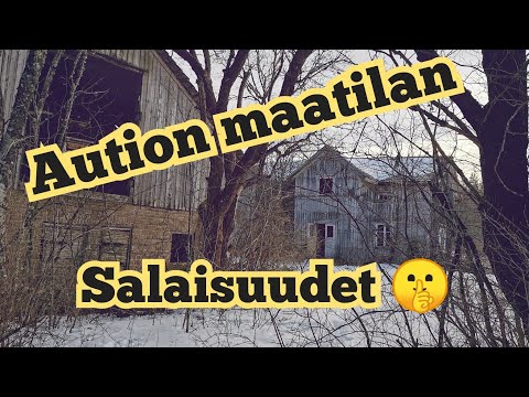 Dangerous places on a large deserted farm