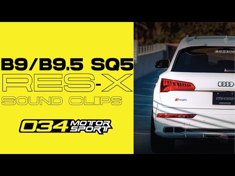 Sound Clips: Res-X Resonator Delete and X-Pipe for B9/B9.5 Audi SQ5 3.0T