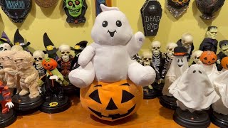 Gemmy 2024 Animated Musical Spinning Ghost on Pumpkin 