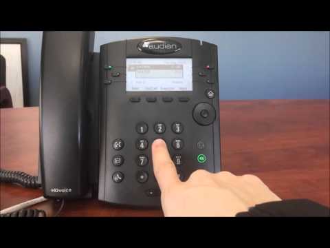 How To Change Voicemail Greetings - VVX300
