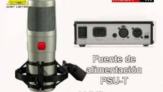 Video thumbnail for Micrófono de condensador a Válvulas - Behringer T-1 - Madrid Hi Fi by Madrid HiFi