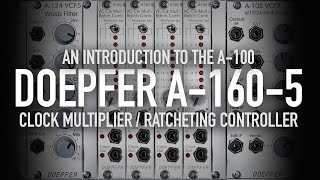 Video thumbnail for Doepfer A-160-5 Clock Multiplier / Ratcheting Controller by Detroit-Berlin