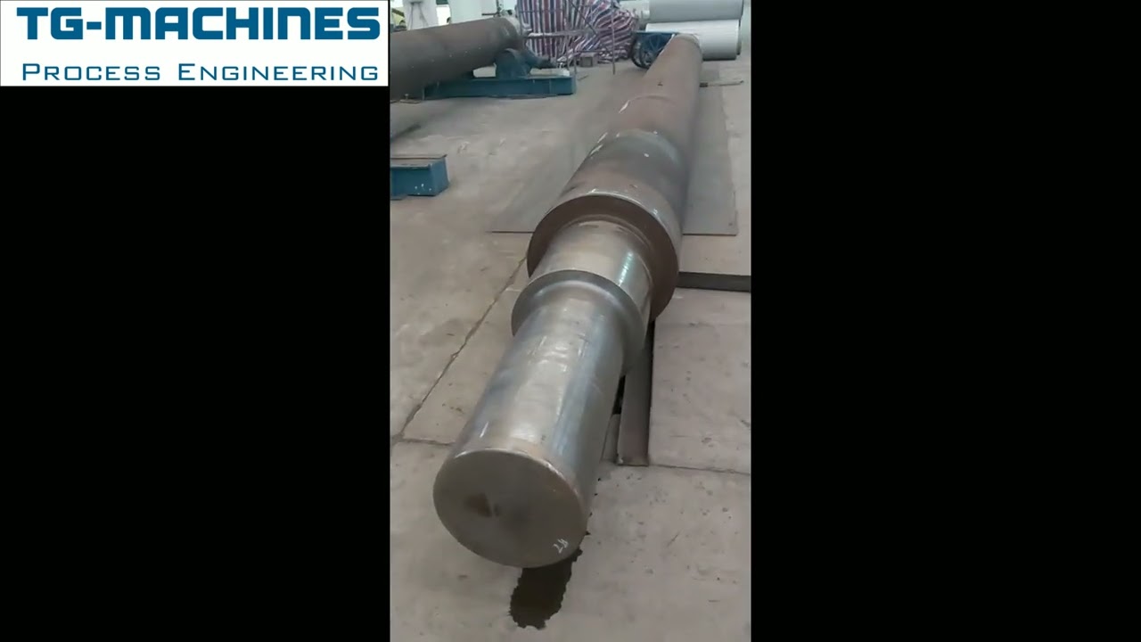 Hollow Blade Paddle Dryer main shafts, TG Machines