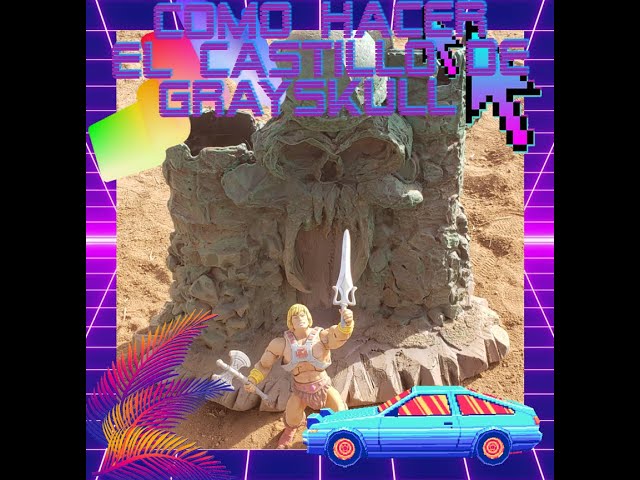 Vídeo relacionado con Hiraith Castle Grayskull, colgante de esqueleto de castillo para decoración de Halloween y Navidad