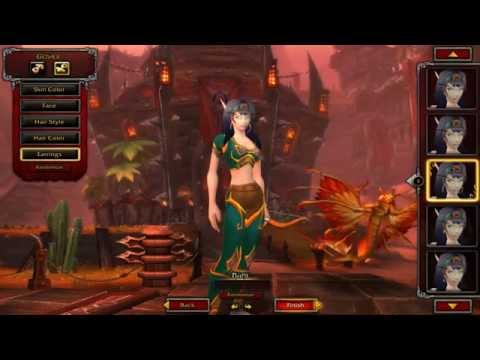 World of Warcraft:  - New Female Blood Elf Models