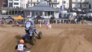 preview picture of video 'Margate International Beach Cross 2014 - Quad Race'