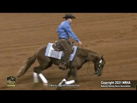 NRHA FUTURITY 2021 Open Futurity Champions  Casy Dary & Ten Thirty