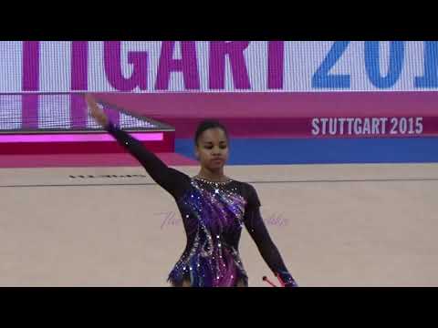 Anna MPANZU (ANG) clubs - 2015 Stuttgart worlds Qualifs