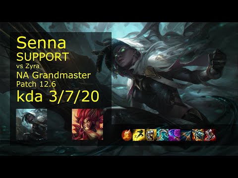 Rank 5 NA Senna Support: Senna vs Zyra
