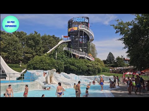 Acquafan Riccione all slides on ride POV