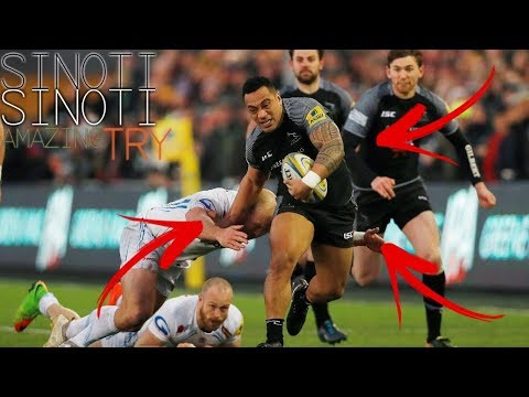 SINOTI SINOTI'S Amazing Try || Newcastle Falcons V Exeter Chiefs