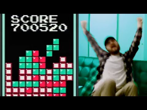 It took me 2 years to get this score in NES Tetris