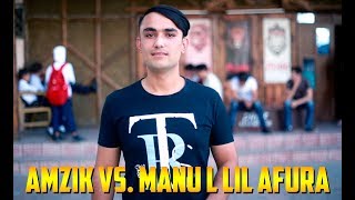 Лига Баттлеров 1.32 Amzik vs. Manu L Lil Afura (RAP.TJ)