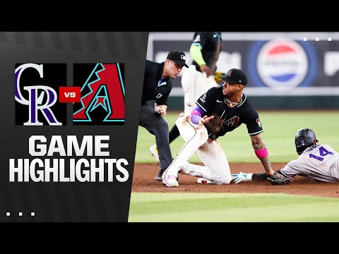 Rockies vs. D-backs Game Highlights (8/9/25) | MLB Highlights