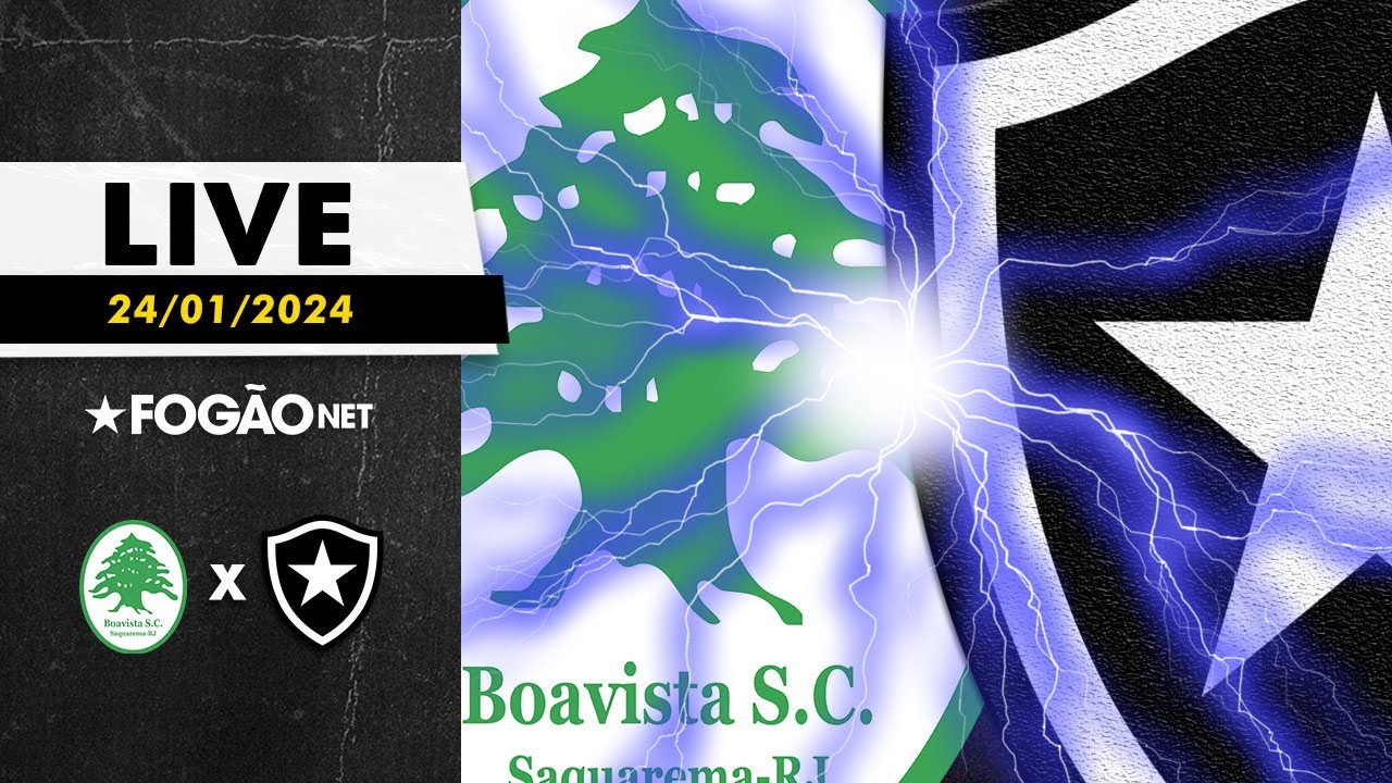 LIVE | Pré-jogo de Boavista x Botafogo, valendo pela terceira rodada do Carioca-2024