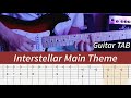 Interstellar - Main Theme (Hans Zimmer) Guitar lesson with TAB