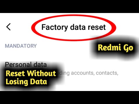 Redmi Go Reset Without Losing Data