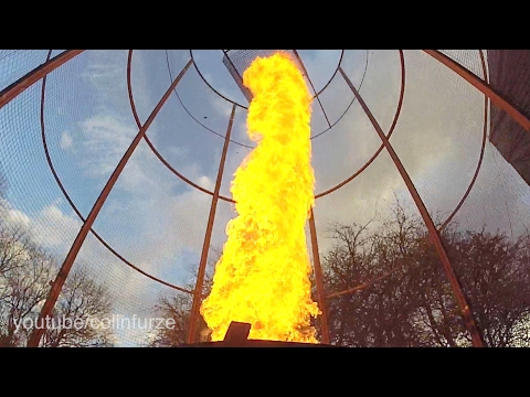 20ft Fire Tornado Firework Launcher Video