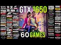 GTX 1650 4GB - i5 8400 - 60 Best Graphics Games Test in 2024