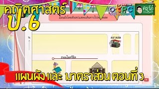 สื่อการเรียนการสอน แผนผัง และ  มาตราส่วน ตอนที่ 3 ป.6 คณิตศาสตร์