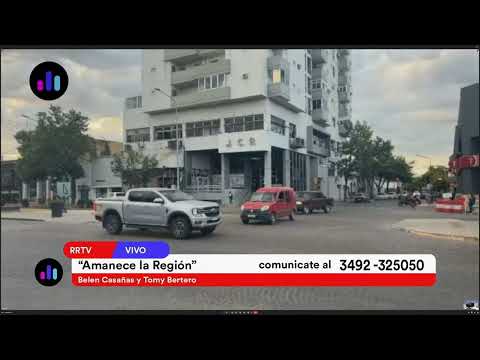 Tomy Bertero en las calles de Rafaela hoy Lunes 9 de febrero de 2026