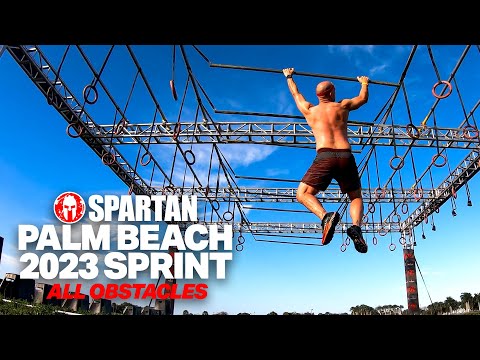 SPARTAN RACE PALM BEACH SPRINT 2023 | ALL OBSTACLES