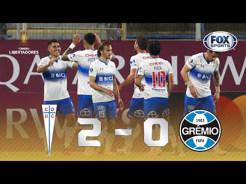 Gols e lances de Universidad Católica x Grêmio