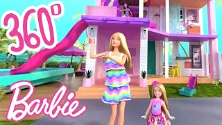 @Barbie | 💖 BARBIE&#39;S NEW DREAMHOUSE ✨ 360° VIRTUAL HOUSE TOUR! | #Dreamhouse REMIX