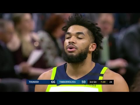 Karl-Anthony Towns Full Play vs Oklahoma City Thunder | 01/25/20 | Smart Highlights
