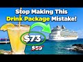 The Royal Caribbean drink package mistake too many people are still making