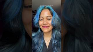 I coloured my hair BLUE at home! | STREAX HAIR HIGHLIGHTING KIT | Jersey Blue | #hairhighlights