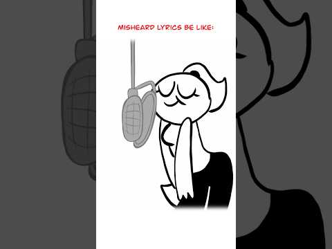 Make Up The Lyrics 😜 (Animation Meme) Anim: RedFlowerCrown #shorts