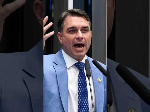 FLÁVIO BOLSONARO DENUNCIA SILÊNCIO DO SENADO SOBRE SUSPEITAS CONTRA MORAES