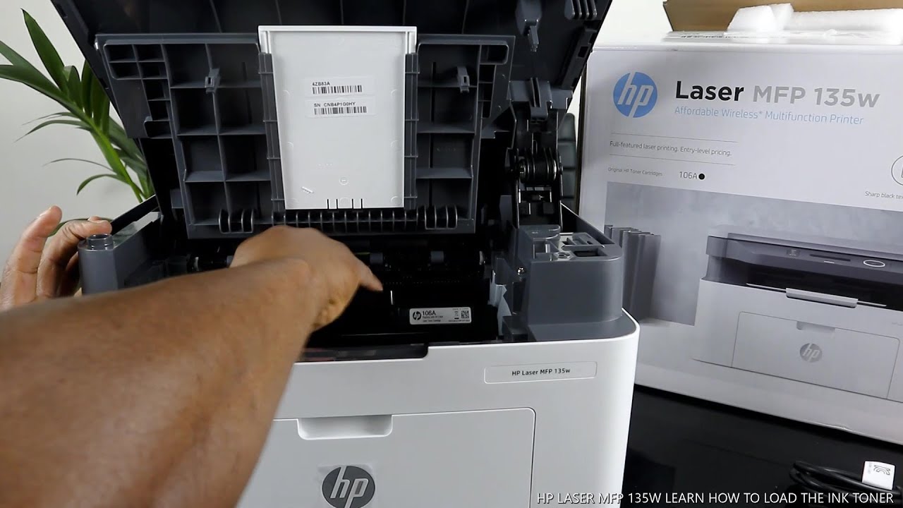 Hướng dẫn thay mực cho máy in HP Laser MFP 135w