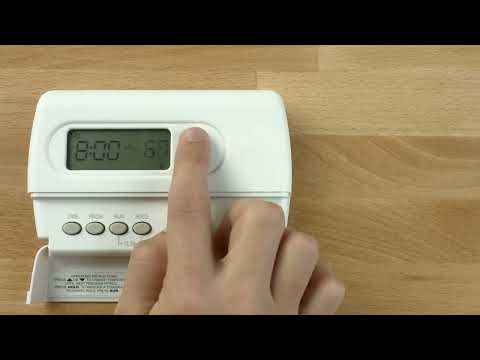 White-Rodgers Classic 80 Series - 1F87-361 | How Do I Program My Thermostat