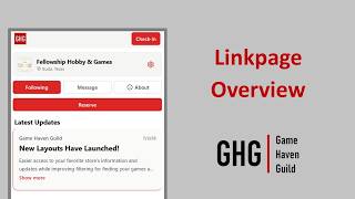 GHG App Features: Linkpage