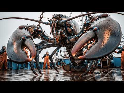 How Fishermen Earned $350,000 in 5 Days? | Giant Alaskan Blue Lobster (Deep Sea Discovery)