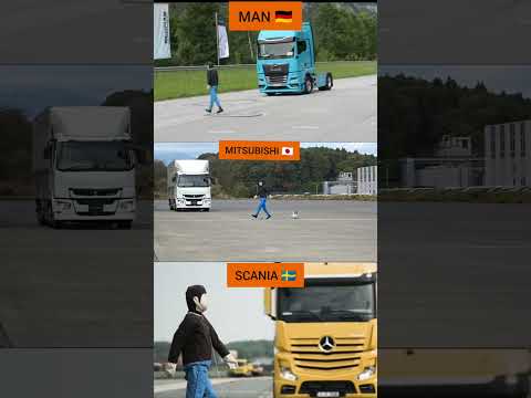 Thumbnail for AEB Test Battle: MAN vs Scania vs Mitsubishi Fuso🇸🇪🇯🇵🇩🇪 by Heavy-duty truck, Truck