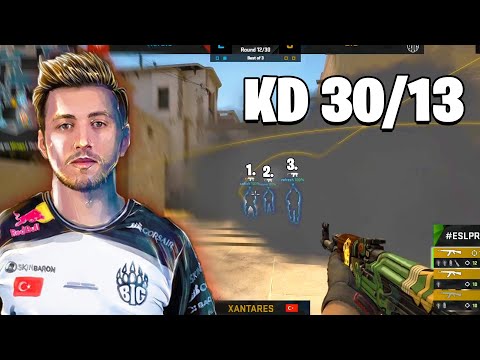 XANTARES BU MAÇ ENTRY GİBİ OYNUYOR SHOW YAPIYOR 30 VURUYOR | BIG vs HEROIC MIRAGE EN İYİ ANLAR