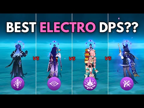 Varesa vs Raiden vs Flins vs Clorinde !! Who is the BEST ELECTRO??[ Genshin Impact ]