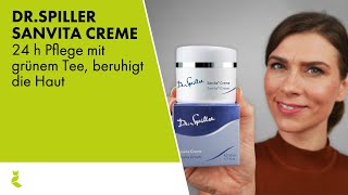 Ginseng, grüner Tee, Olivenöl, Panthenol für eine geschmeidige Haut – Dr. Spiller Sanvita Creme