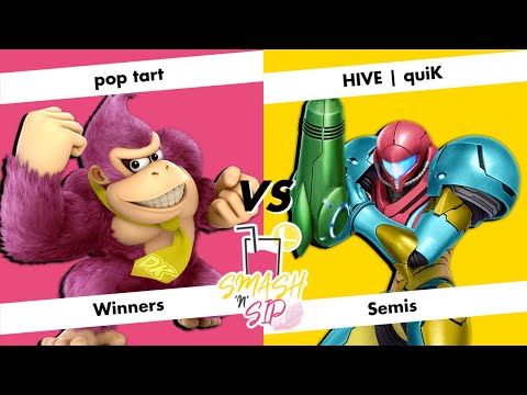 Smash'n'Sip Refill #41 - Winners Semis - pop tart (Donkey Kong) vs. HIVE | quiK (Samus)