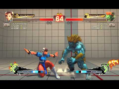 Ultra Street Fighter IV battle: Chun-Li vs Blanka