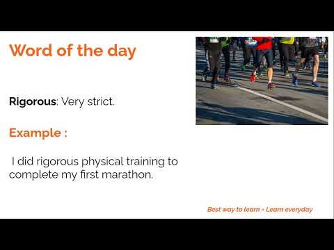 Rigorous Meaning | Learn a new word every day
