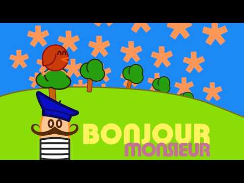 Bonjour Monsieur : animated music video : MrWeebl