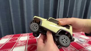 ミニッツ4×4 ジムニーシエラ 初めて走らせてみた！